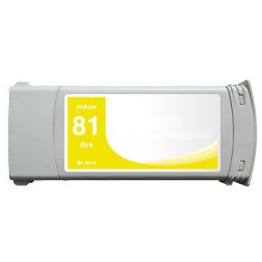 Picture of Compatible C4933A (HP 81) Yellow Inkjet Cartridge