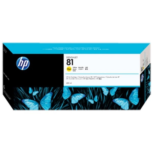 Picture of HP C4933A (HP 81) Yellow Inkjet Cartridge