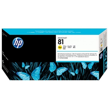 Show details for HP C4953A (HP 81) Yellow Dye Printhead / Cleaner Picture of HP C4953A (HP 81) Yellow Dye Printhead / Cleaner