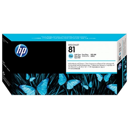 Picture of HP C4954A (HP 81) Light Cyan Dye Printhead / Cleaner