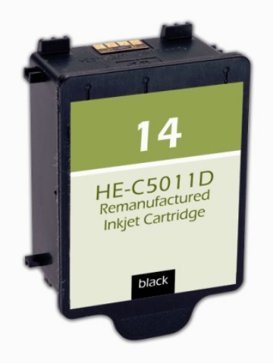 Picture of Compatible C5011DN (HP 14) Black Inkjet Cartridge