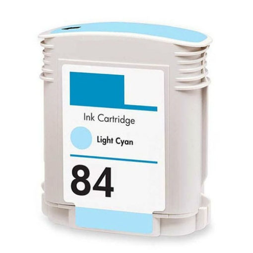 Picture of Compatible C5017A (HP 84) Light Cyan Inkjet Cartridge