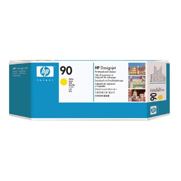 Show details for HP C5057A (HP 90) Yellow Printhead / Cleaner (4000 Yield) Picture of HP C5057A (HP 90) Yellow Printhead / Cleaner (4000 Yield)