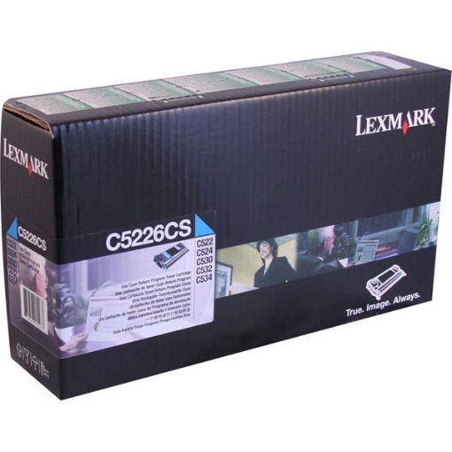 Picture of Lexmark C5226CS Cyan Toner (3000 Yield)