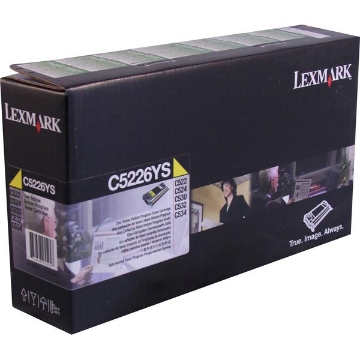 Show details for Lexmark C5226YS Yellow Toner (3000 Yield) Picture of Lexmark C5226YS Yellow Toner (3000 Yield)