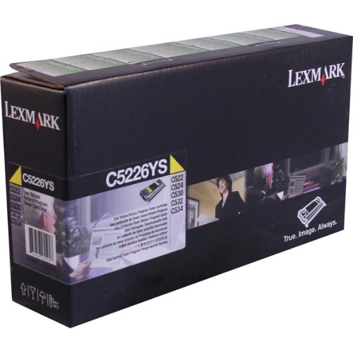 Picture of Lexmark C5226YS Yellow Toner (3000 Yield)