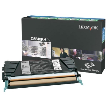 Show details for Lexmark C5240KH Black Toner (8000 Yield) Picture of Lexmark C5240KH Black Toner (8000 Yield)