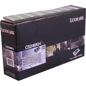 Show details for Lexmark C5246KH High Yield Black Toner (8000 Yield) Picture of Lexmark C5246KH High Yield Black Toner (8000 Yield)