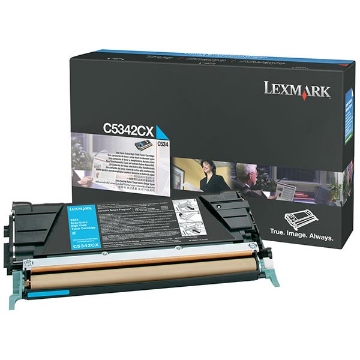 Show details for Lexmark C5346CX Extra High Yield Cyan Toner (7000 Yield) Picture of Lexmark C5346CX Extra High Yield Cyan Toner (7000 Yield)