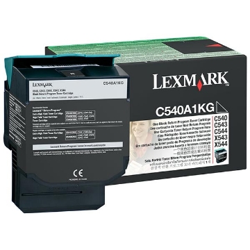 Show details for Lexmark C540A4KG Black Toner Cartridge (1000 Yield) Picture of Lexmark C540A4KG Black Toner Cartridge (1000 Yield)