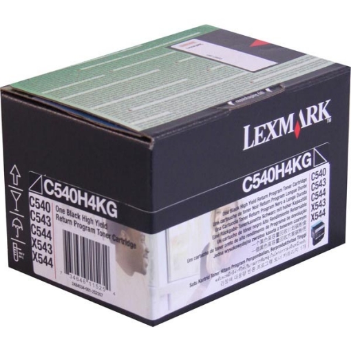 Picture of Lexmark C540H4KG High Yield Black Toner (2500 Yield)