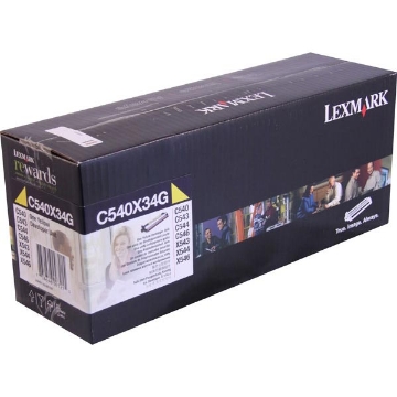 Show details for Lexmark C540X34G Yellow Developer Unit (30000 Yield) Picture of Lexmark C540X34G Yellow Developer Unit (30000 Yield)