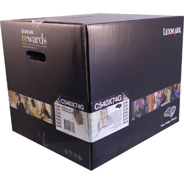 Show details for Lexmark C540X74G Black / Color Imaging Kit (30000 Yield) Picture of Lexmark C540X74G Black / Color Imaging Kit (30000 Yield)