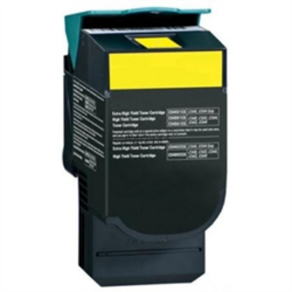 Picture of Compatible C544X2YG Yellow Toner Cartridge (4000 Yield)
