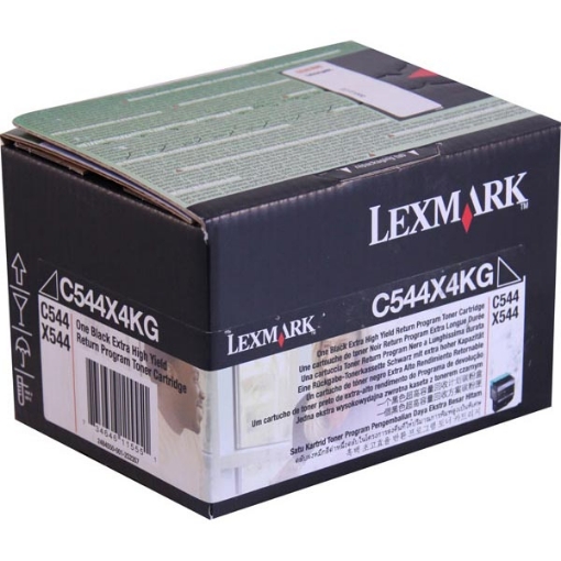 Picture of Lexmark C544X4KG Extra High Yield Black Toner (6000 Yield)