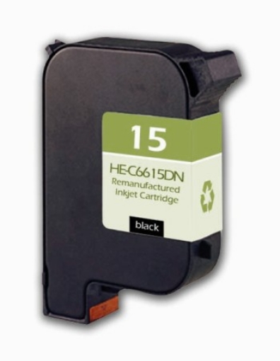 Picture of Compatible C6615DN (HP 15) Black Inkjet Cartridge (600 ml)