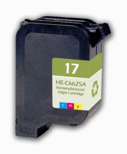 Picture of Compatible C6625AN (HP 17) Tri-Color Inkjet Cartridge (410 Yield)
