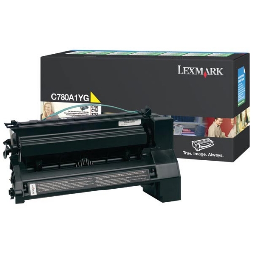 Picture of Lexmark C780A1YG Yellow Print Cartridge
