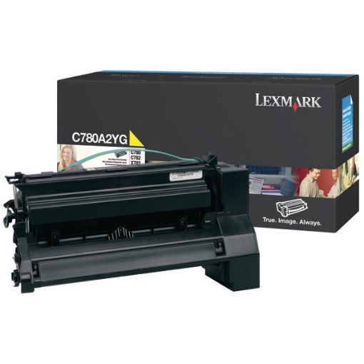 Picture of Lexmark C780A2YG Yellow Print Cartridge