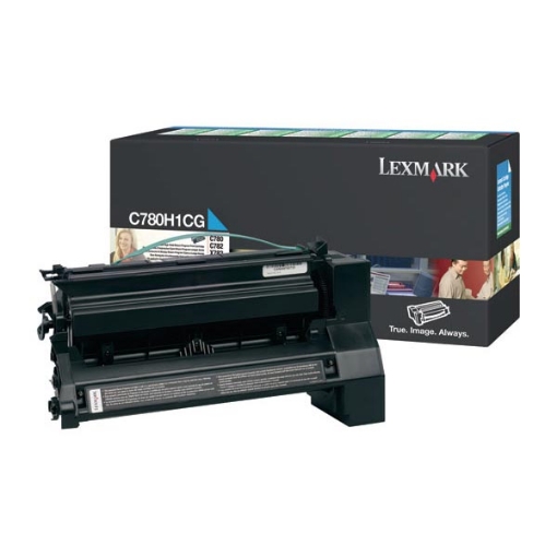 Picture of Lexmark C780H1CG High Yield Cyan Print Cartridge
