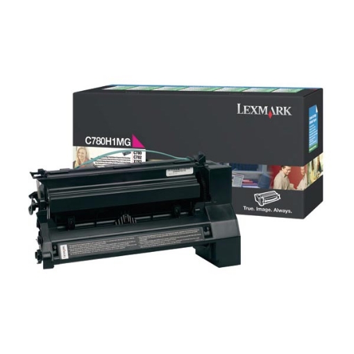 Picture of Lexmark C780H1MG High Yield Magenta Print Cartridge