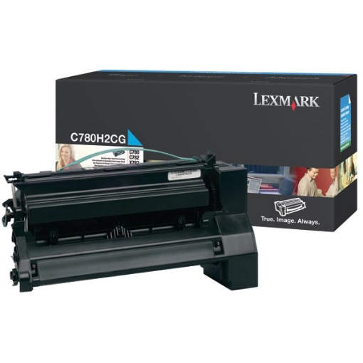 Picture of Lexmark C780H2CG Cyan Print Cartridge (10000 Yield)