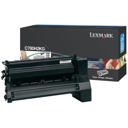 Picture of Lexmark C780H2KG Black Print Cartridge (10000 Yield)