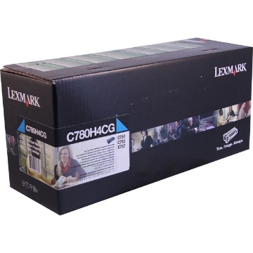 Show details for Lexmark C780H4C High Yield Cyan Toner Cartridge (10000 Yield) Picture of Lexmark C780H4C High Yield Cyan Toner Cartridge (10000 Yield)
