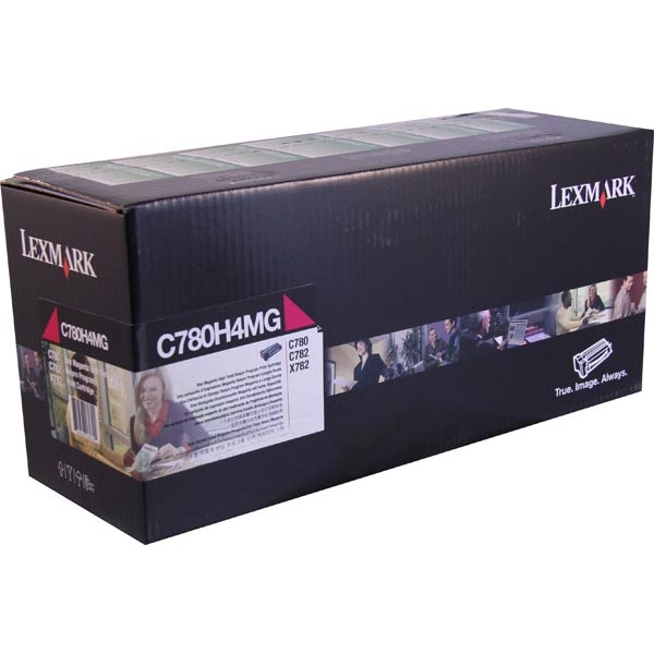 Picture of Lexmark C780H4M High Yield Magenta Toner Cartridge (10000 Yield)