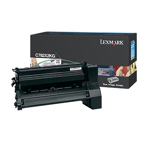 Picture of Lexmark C782X2KG Black Toner (15000 Yield)