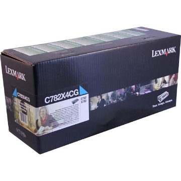 Show details for Lexmark C782X4C Extra High Yield Cyan Toner Cartridge (15000 Yield) Picture of Lexmark C782X4C Extra High Yield Cyan Toner Cartridge (15000 Yield)