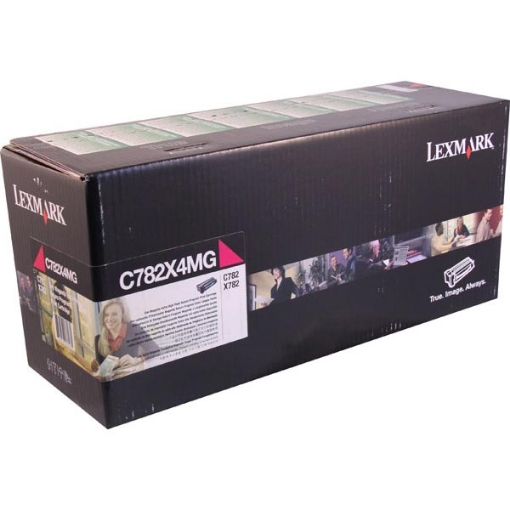 Picture of Lexmark C782X4M Extra High Yield Magenta Toner Cartridge (15000 Yield)