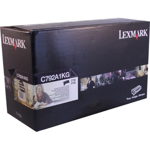 Picture of Lexmark C792A1KG Black Toner Cartridge (6000 Yield)