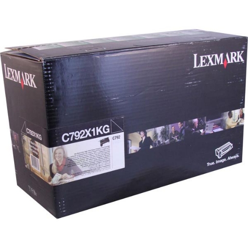 Picture of Lexmark C792X1KG (C792X2KG) Extra High Yield Black Toner (20000 Yield)