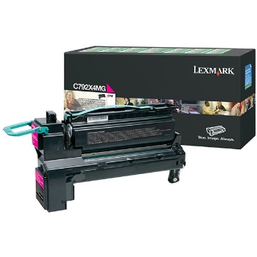 Show details for Lexmark C792X4MG Extra High Yield Magenta Toner (20000 Yield) Picture of Lexmark C792X4MG Extra High Yield Magenta Toner (20000 Yield)
