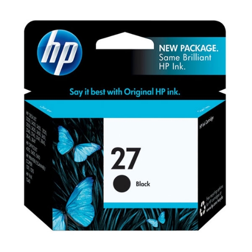 Picture of HP C8727AN (HP 27) Black Inkjet Cartridge (280 Yield)