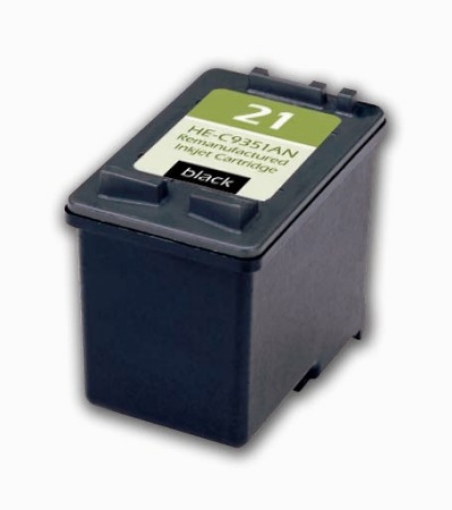 Picture of Compatible C9351AN (HP 21) Black Inkjet Cartridge (190 Yield)