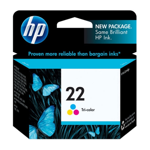 Picture of HP C9352AN (HP 22) Color Inkjet Cartridge (165 Yield)