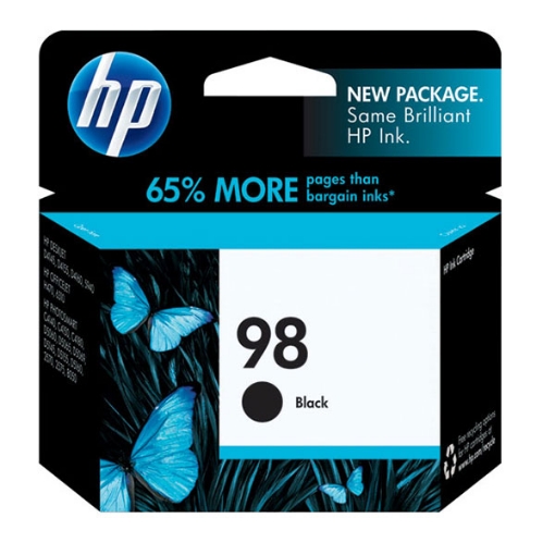 Picture of HP C9364WN (HP 98) Black Inkjet Cartridge (400 Yield)