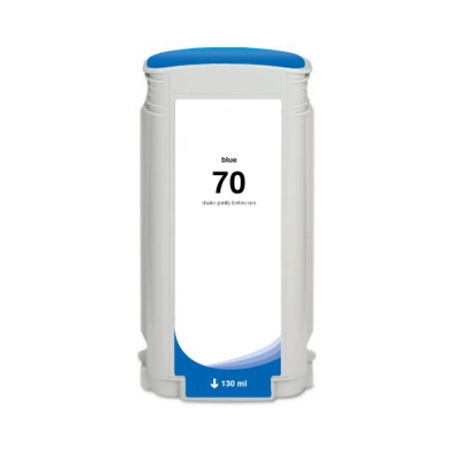 Picture of Compatible C9458A (HP 70) Blue Pigment Inkjet Cartridge (130 ml)