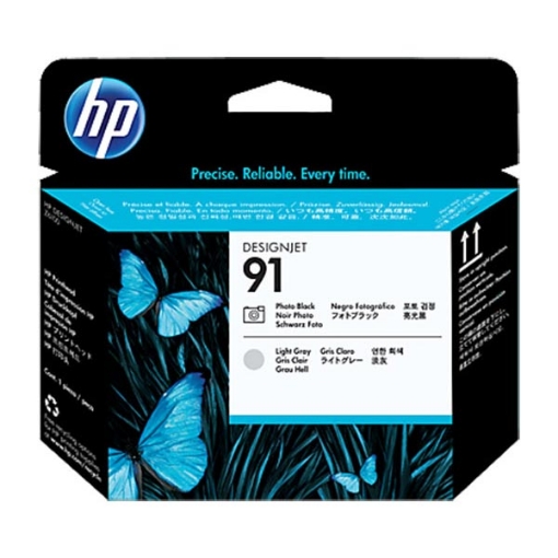 Picture of HP C9463A (HP 91) Photo Black, Light Gray Printhead Inkjet Cartridge