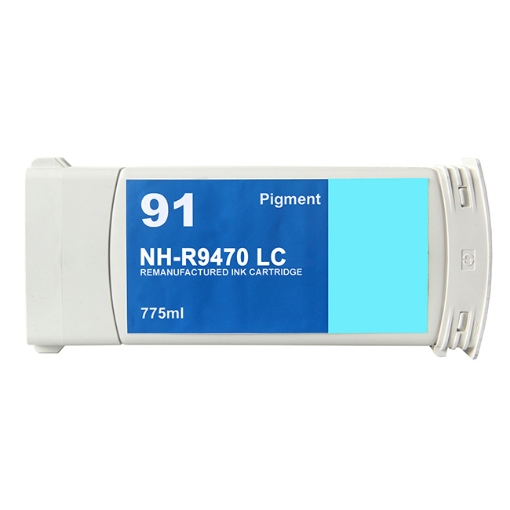 Picture of Compatible C9470A (HP 91) Light Cyan Inkjet Cartridge