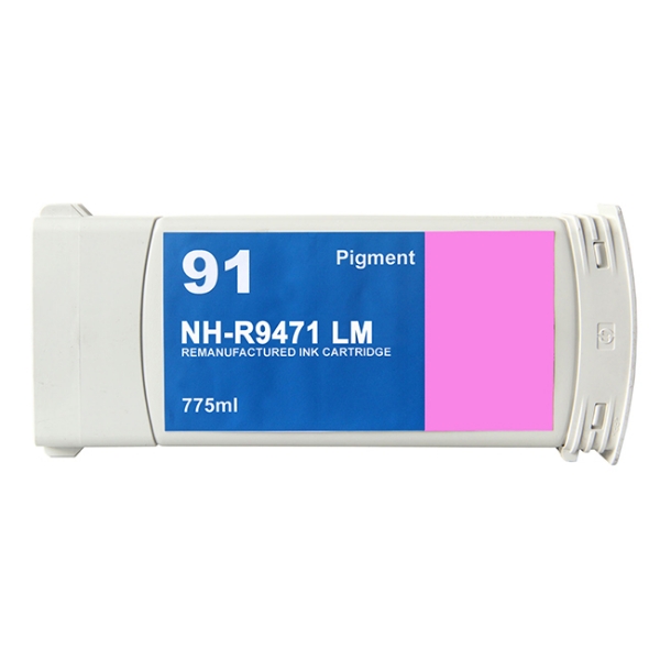 Picture of Compatible C9471A (HP 91) High Yield Light Magenta Inkjet Cartridge (300 Yield)