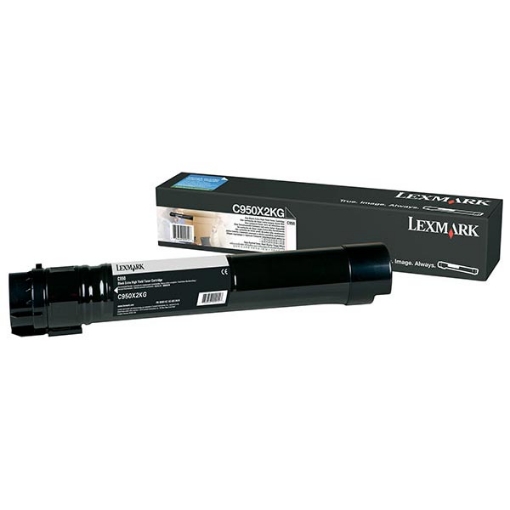 Picture of Lexmark C950X2KG Extra High Yield Black Toner Cartridge (32000 Yield)