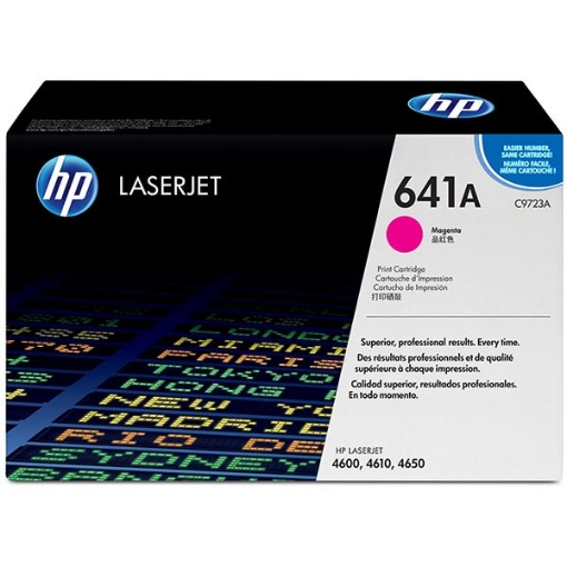 Picture of HP C9723A (HP 641A) Magenta Toner Cartridge (8000 Yield)