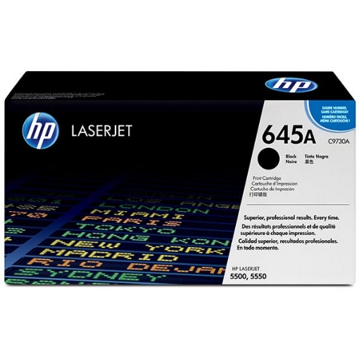 Picture of HP C9730A (HP 645A) Black Toner Cartridge (13000 Yield)