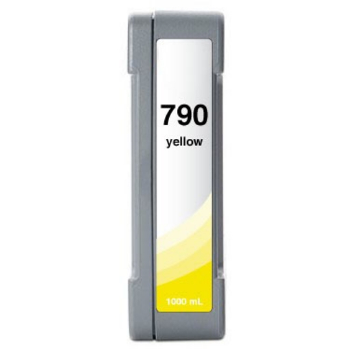 Picture of Compatible CB274A (HP 790) Yellow Low Solvent Inkjet Cartridge (1,000 ml)
