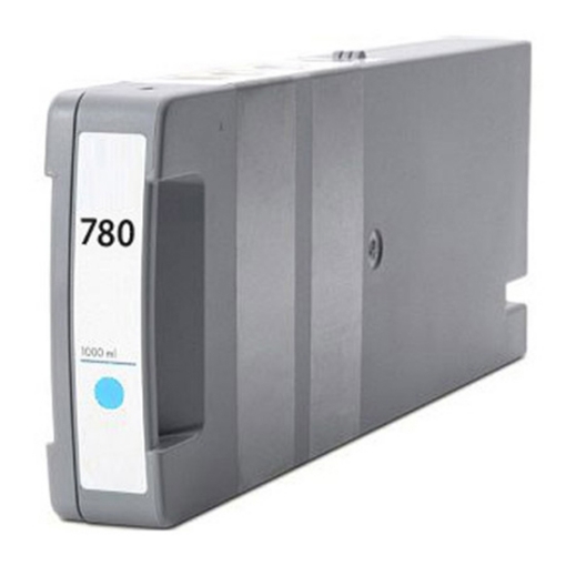 Picture of Compatible CB286A (HP 780) Cyan Low Solvent Inkjet Cartridge (500 ml)