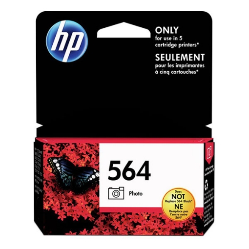 Picture of HP CB317WN (HP 564) Photo Black Inkjet Cartridge (130 Yield)
