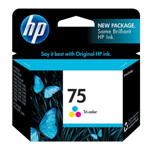 Picture of HP CB337WN (HP 75) Tri-Color Inkjet Cartridge (170 Yield)